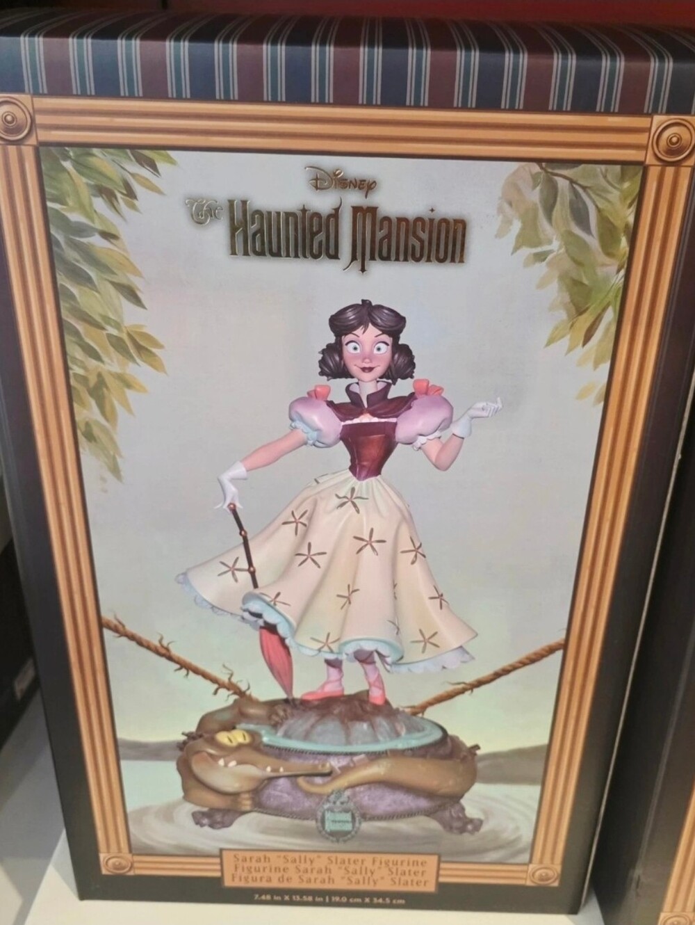 Disney The Haunted Mansion Sarah Sally Slater Figurine - Cream, Maroon, Pink